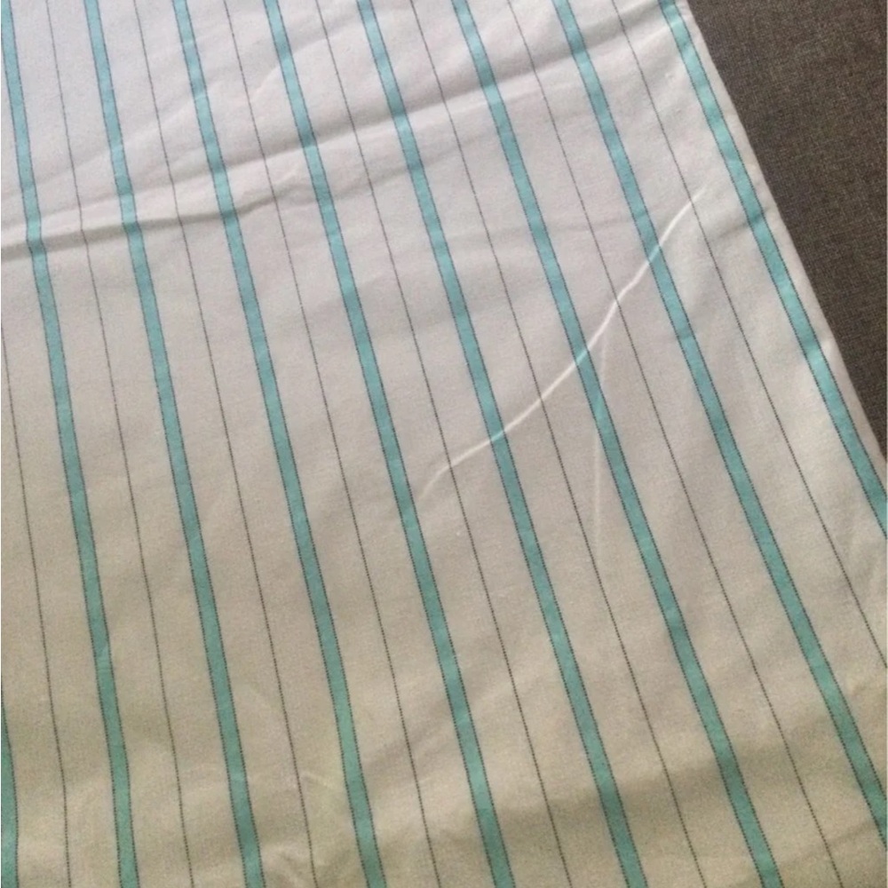 Striped Blue and White Fabric